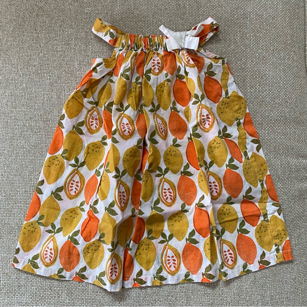 Fruit Print Kids Dress